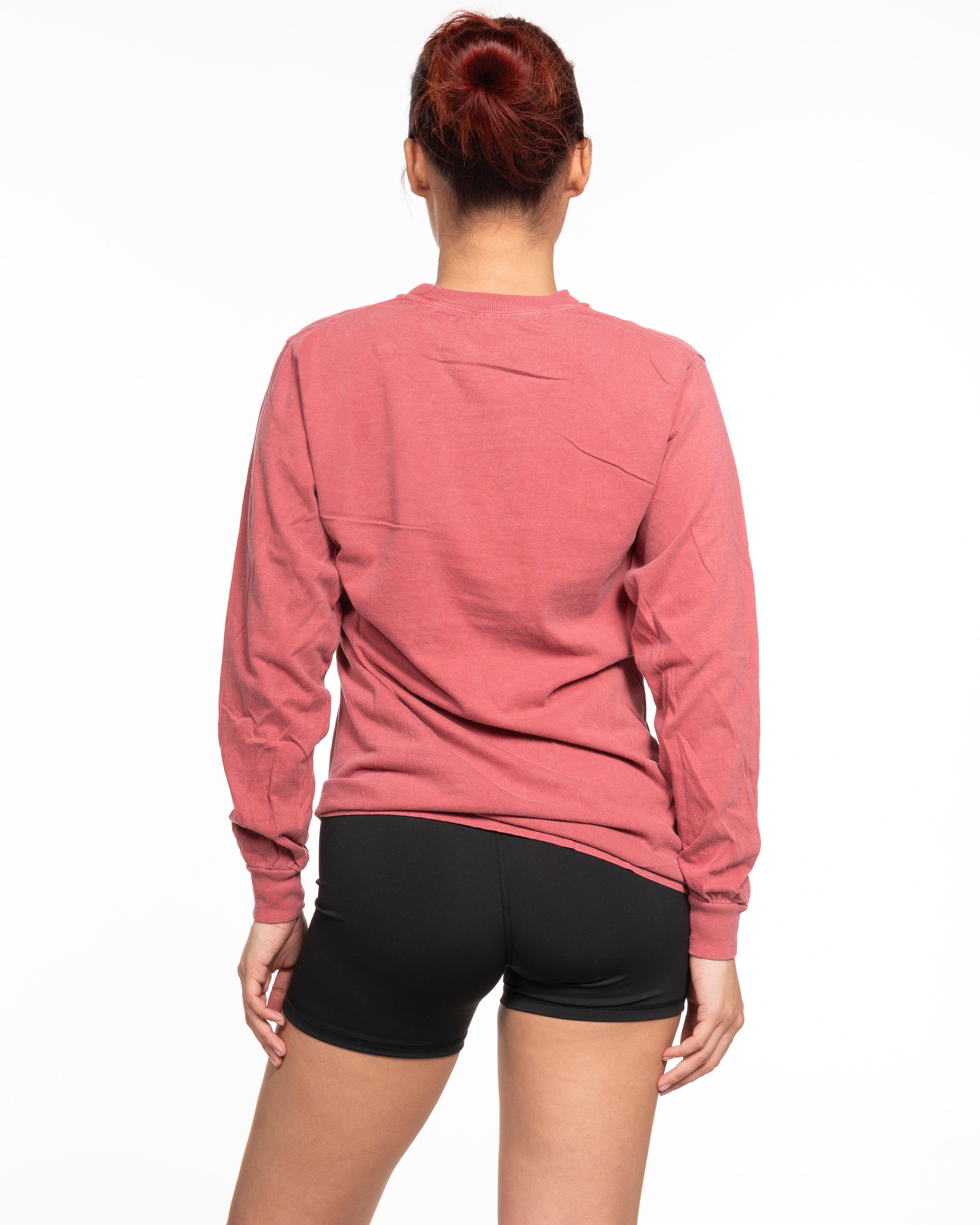 The Unisex Midweight Long Sleeve - Crimson