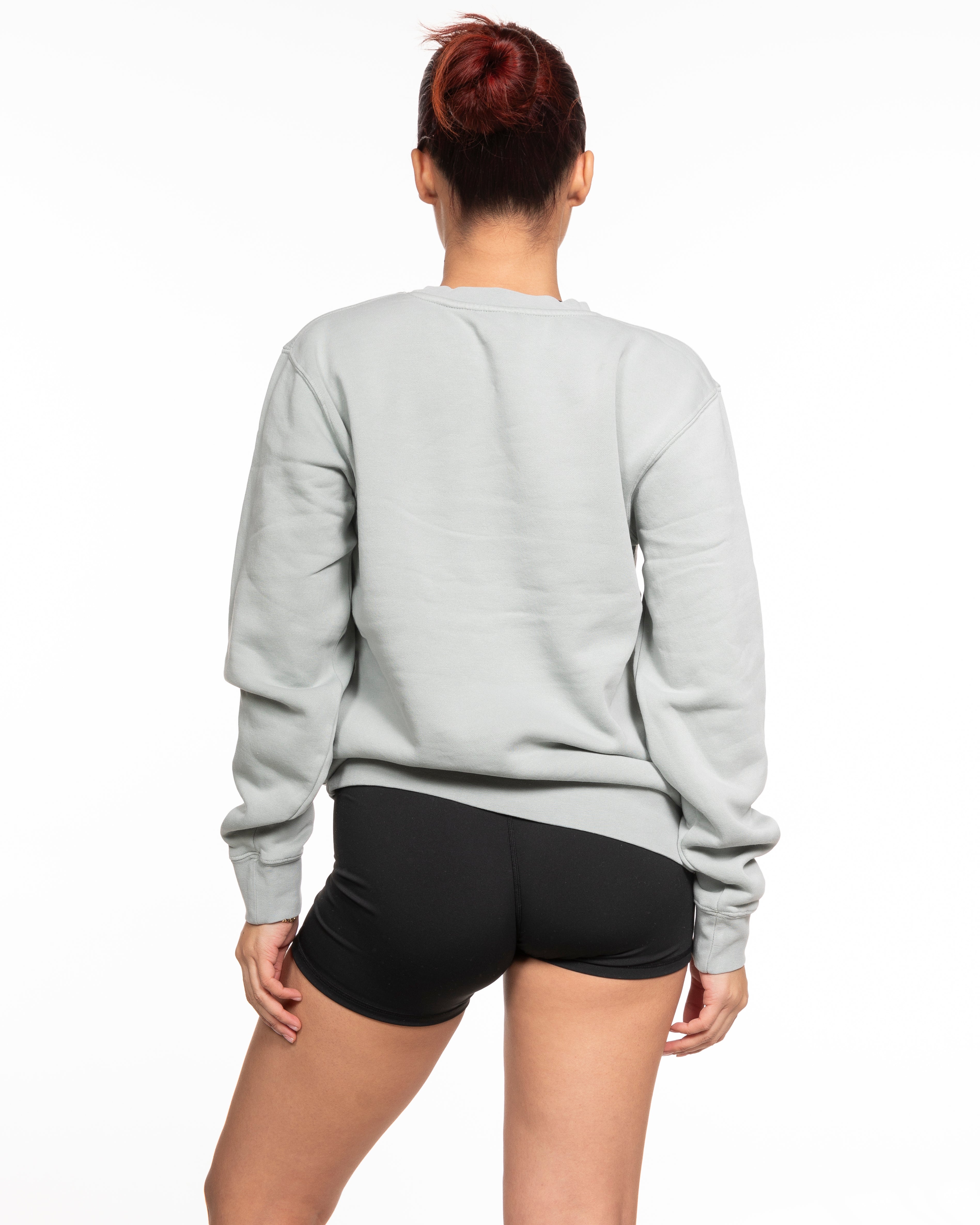 The Midweight Unisex Crewneck - Washed Sage