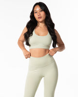 The Racer Bra - Pistachio