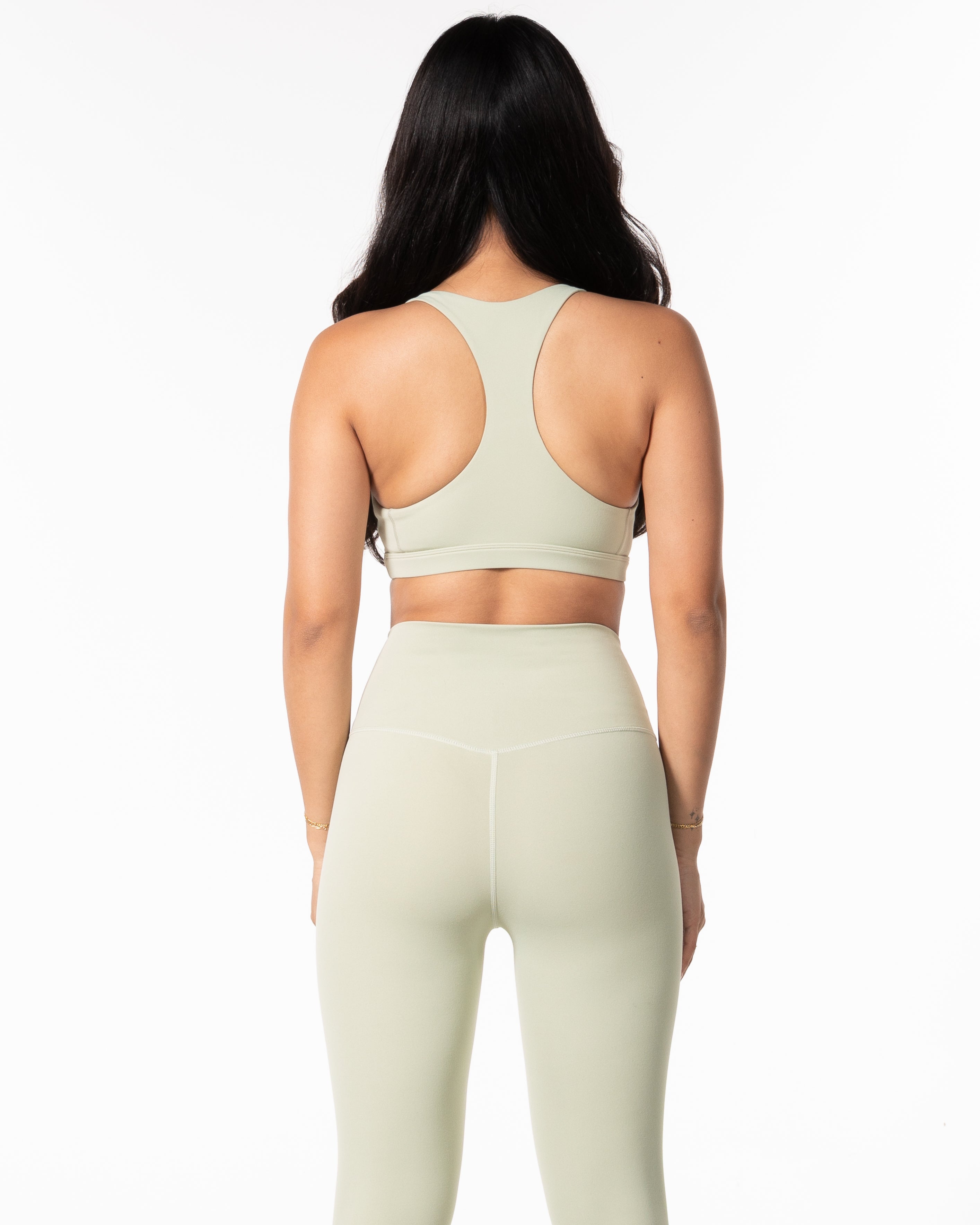 The Racer Bra - Pistachio