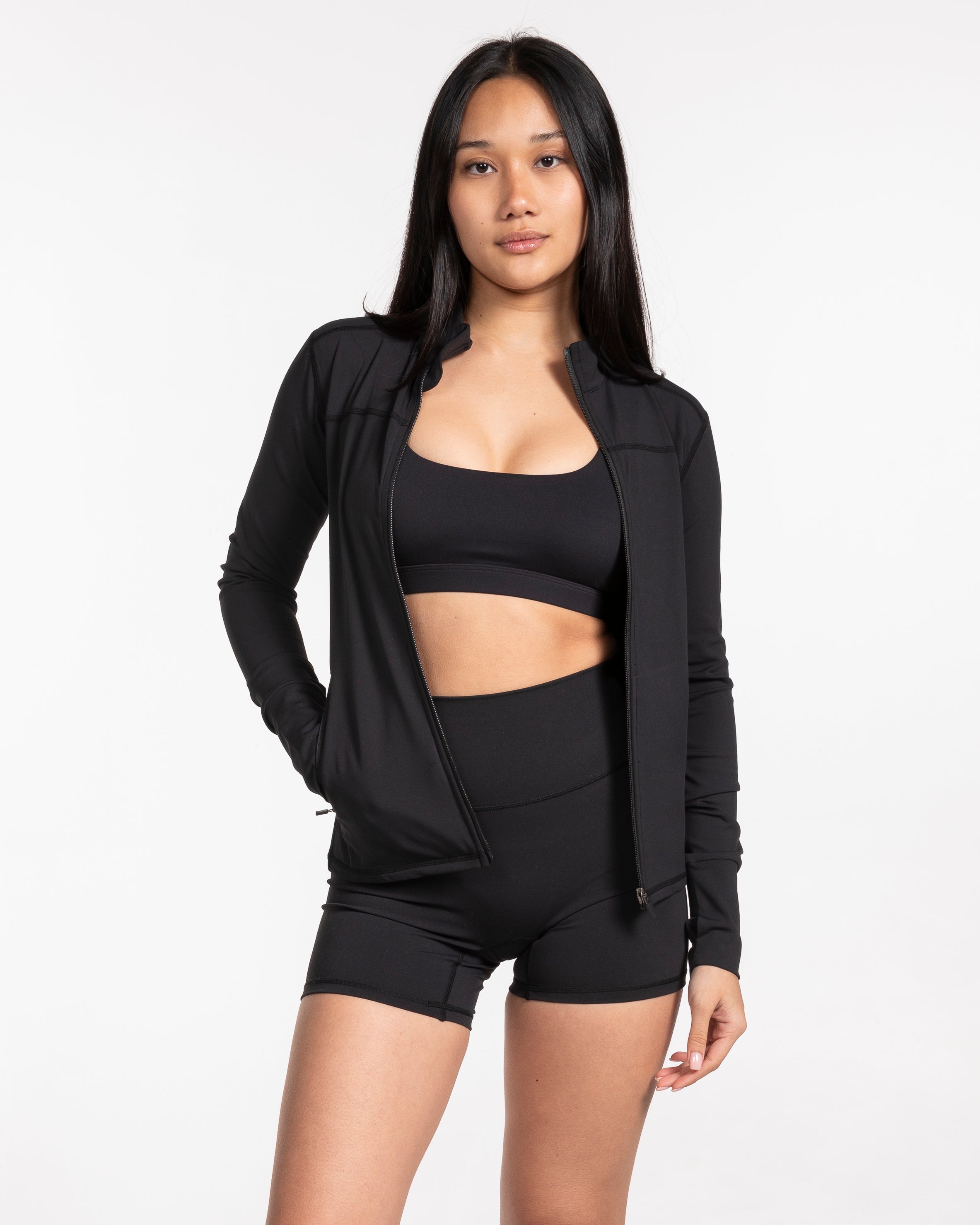 The Womens Zip Jacket - Black