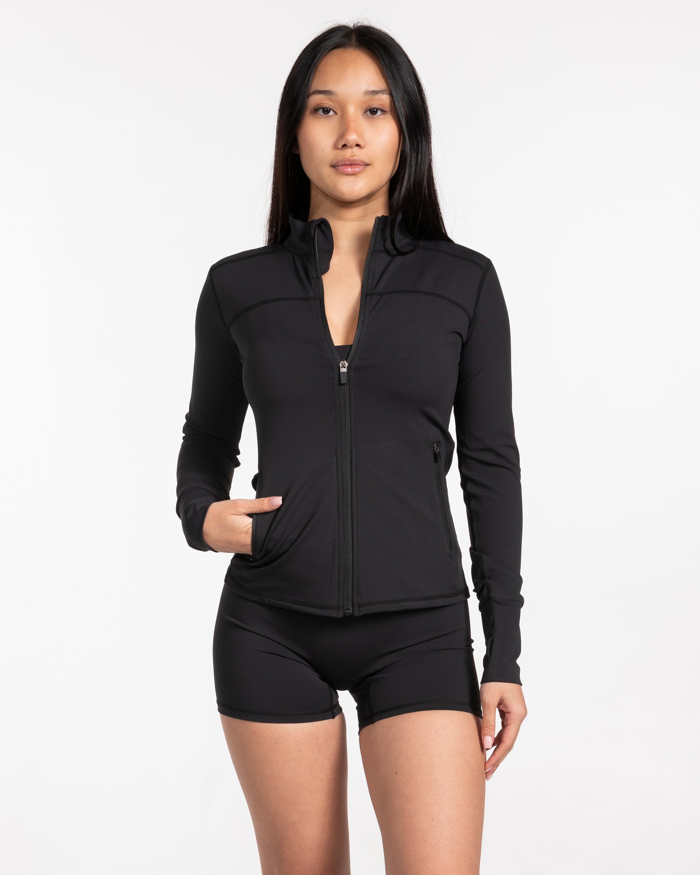 The Womens Zip Jacket - Black