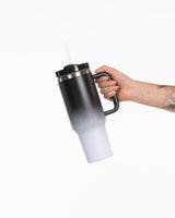 The Tumbler Cup - Black White Ombre