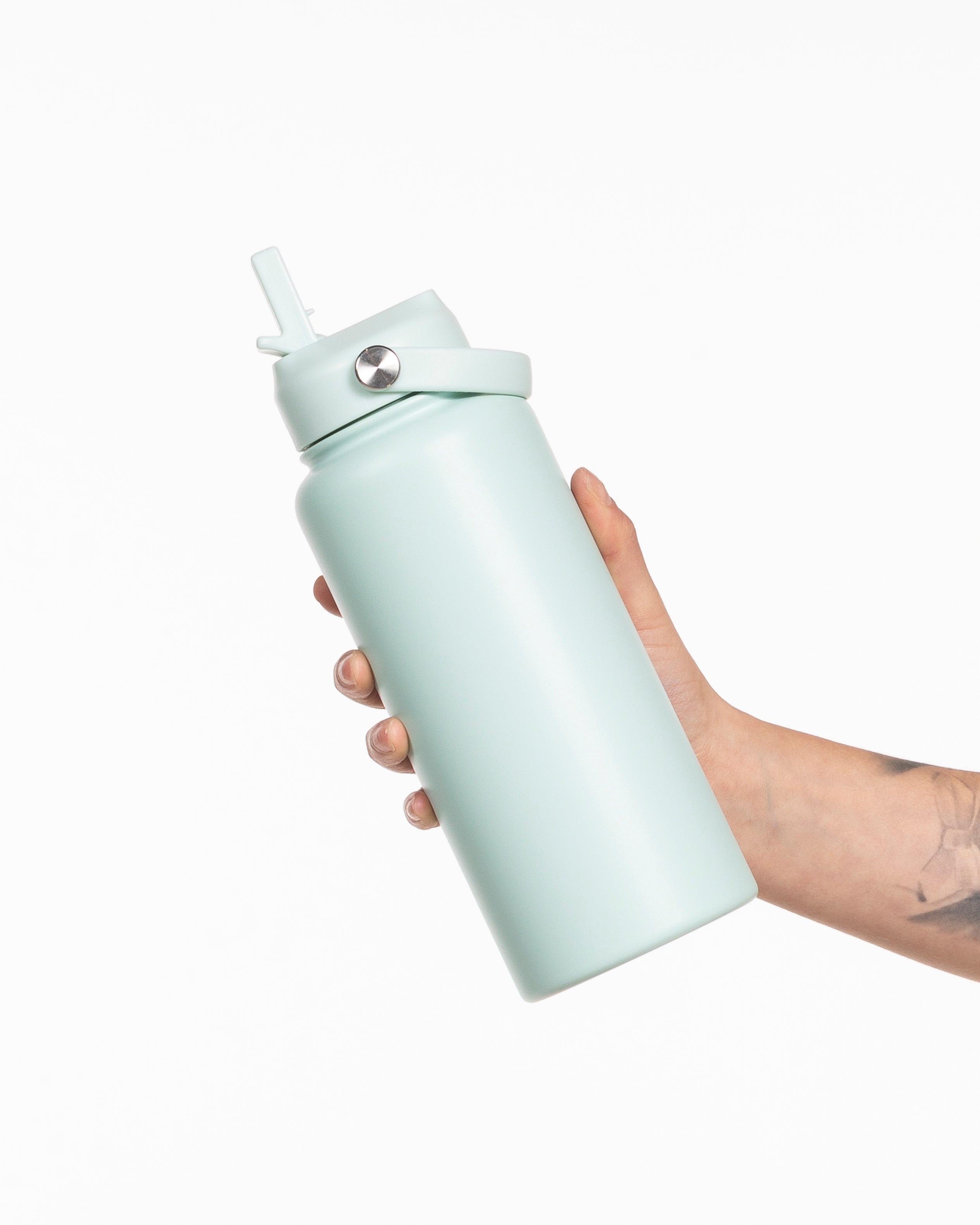 The Wide Mouth Water Bottle - Seafoam