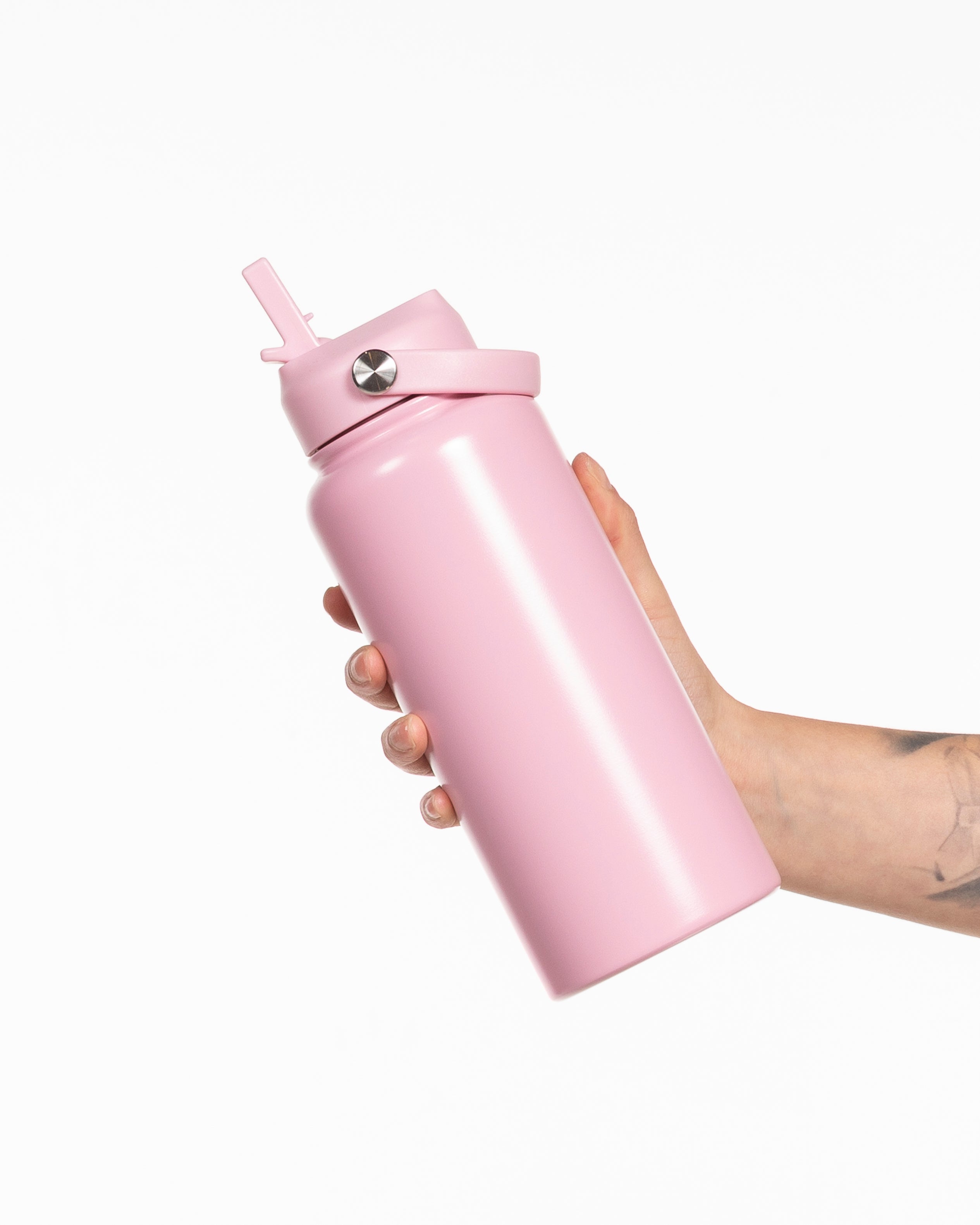 The Wide Mouth Water Bottle - Pink