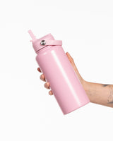 The Wide Mouth Water Bottle - Pink