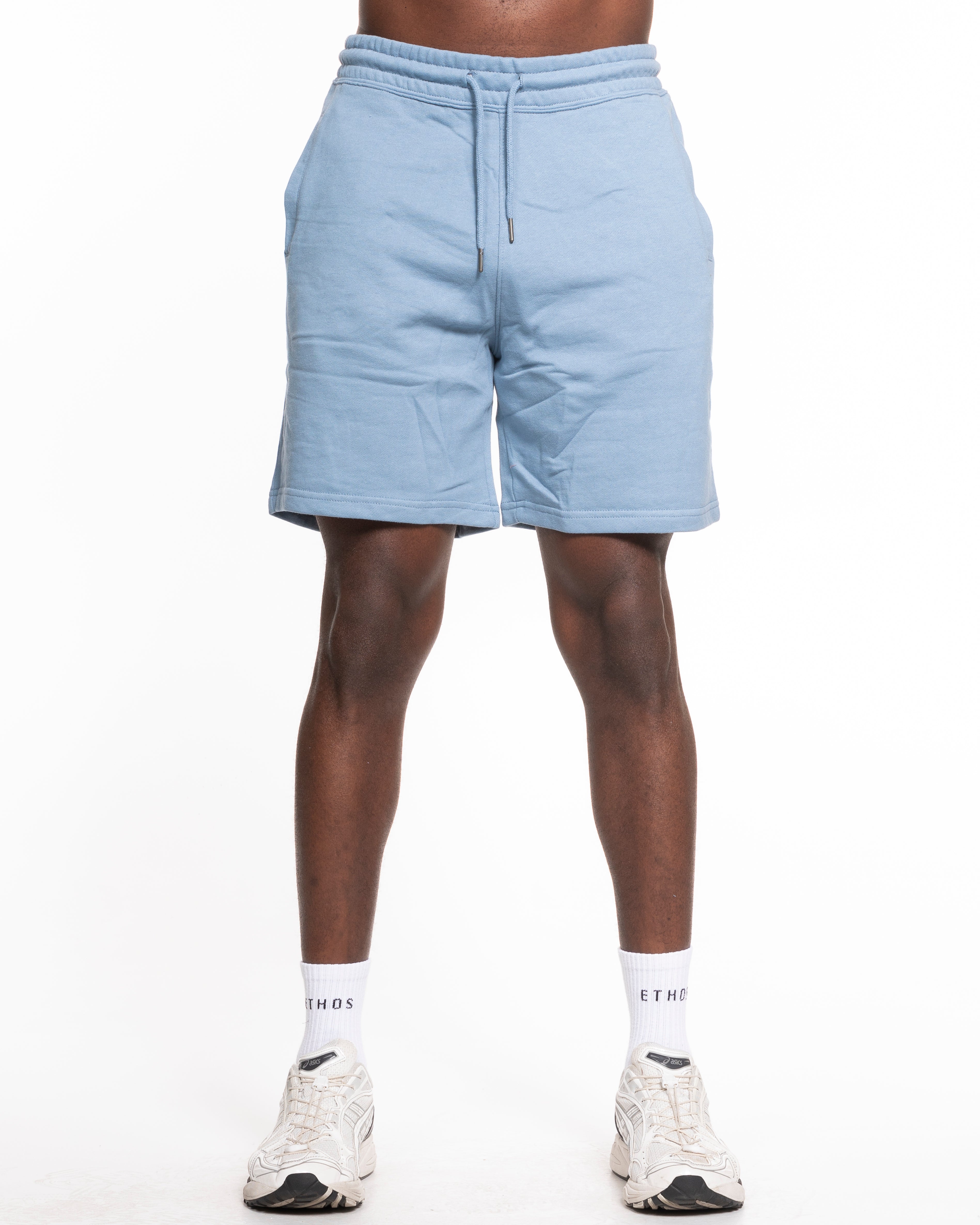 The Organic Cotton Sweat Short - Cloudy Blue