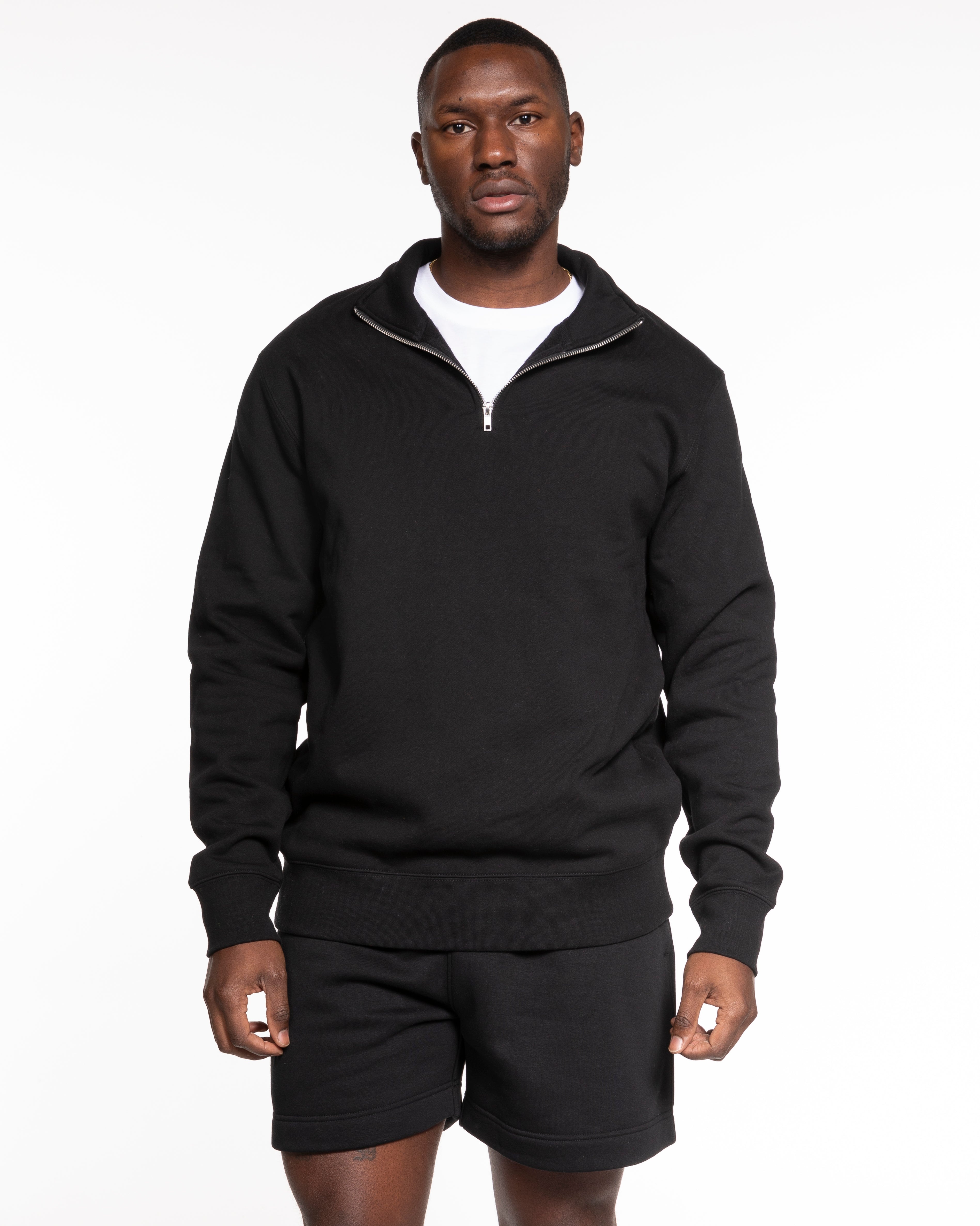 The Mens 1/4 Zip - Black