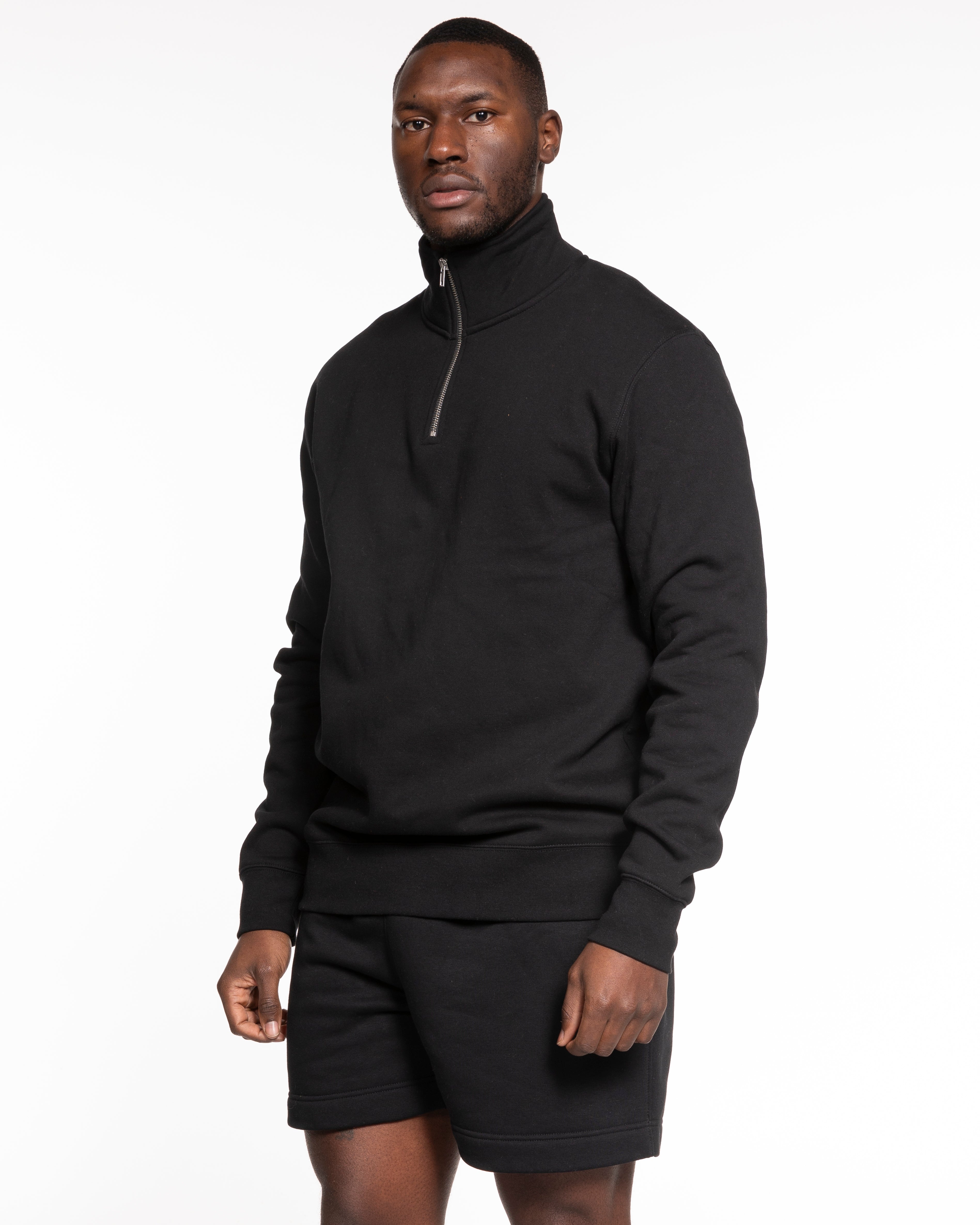 The Mens 1/4 Zip - Black