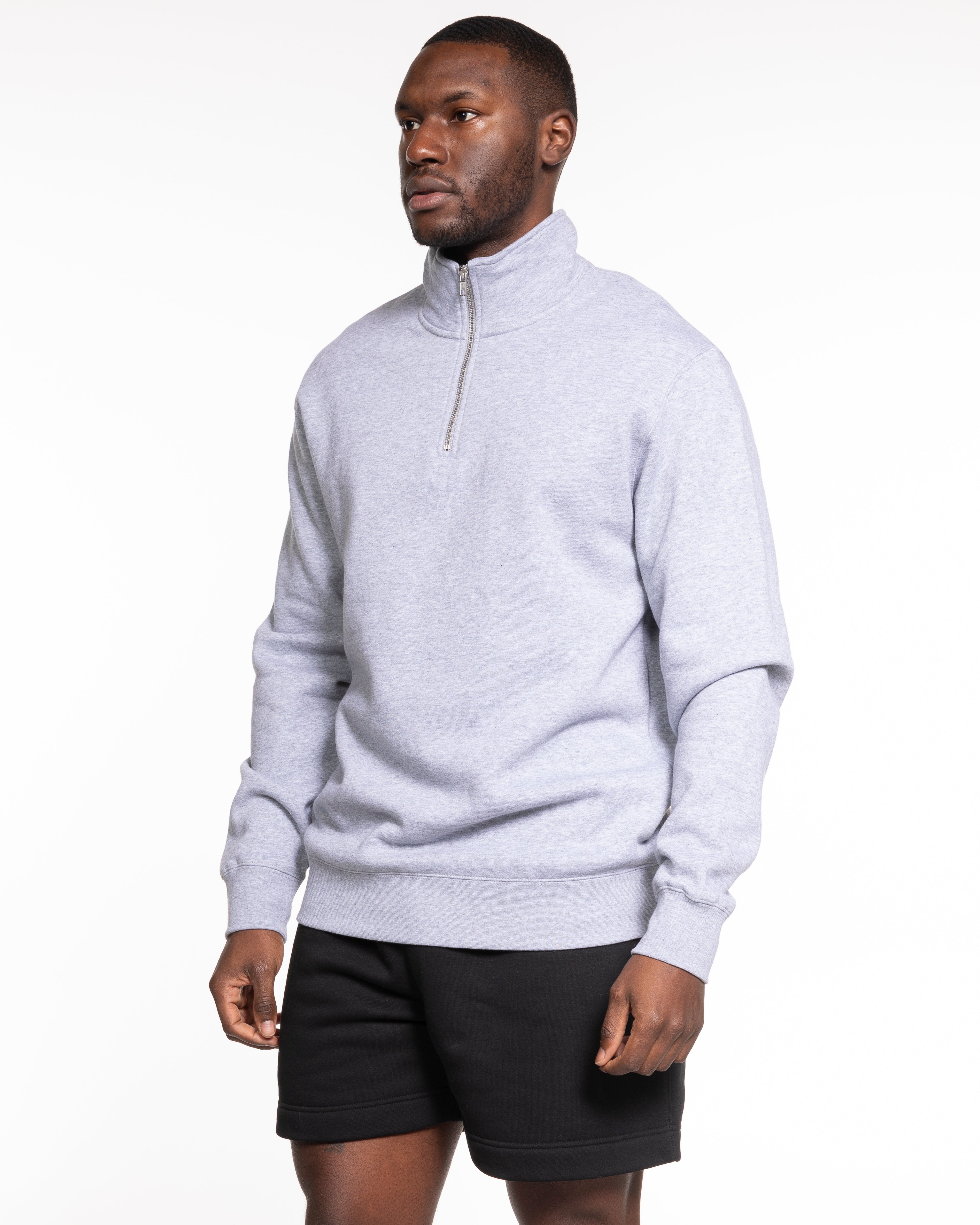 The Mens 1/4 Zip - Heather