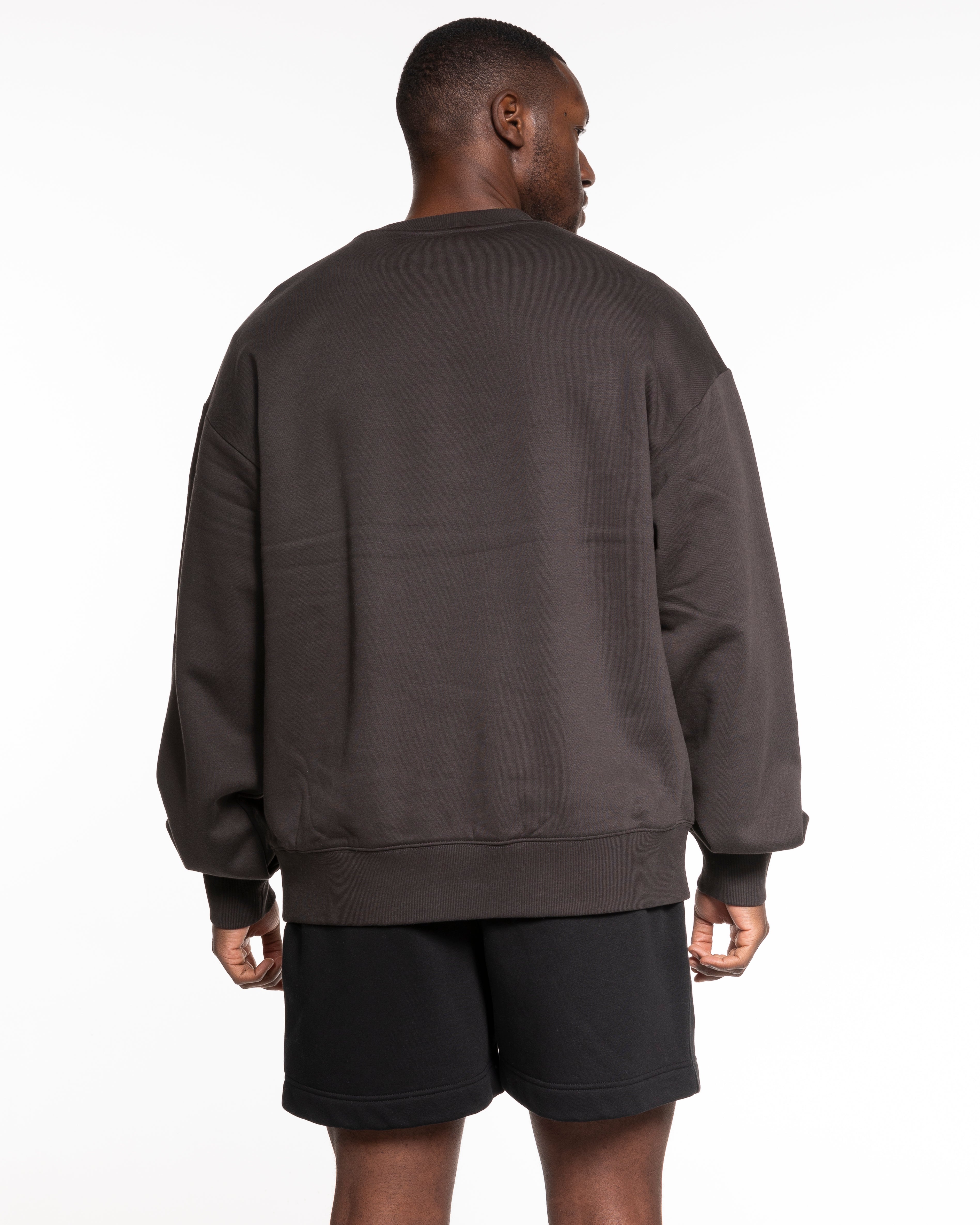 The Mens Heavyweight Crewneck - Coal