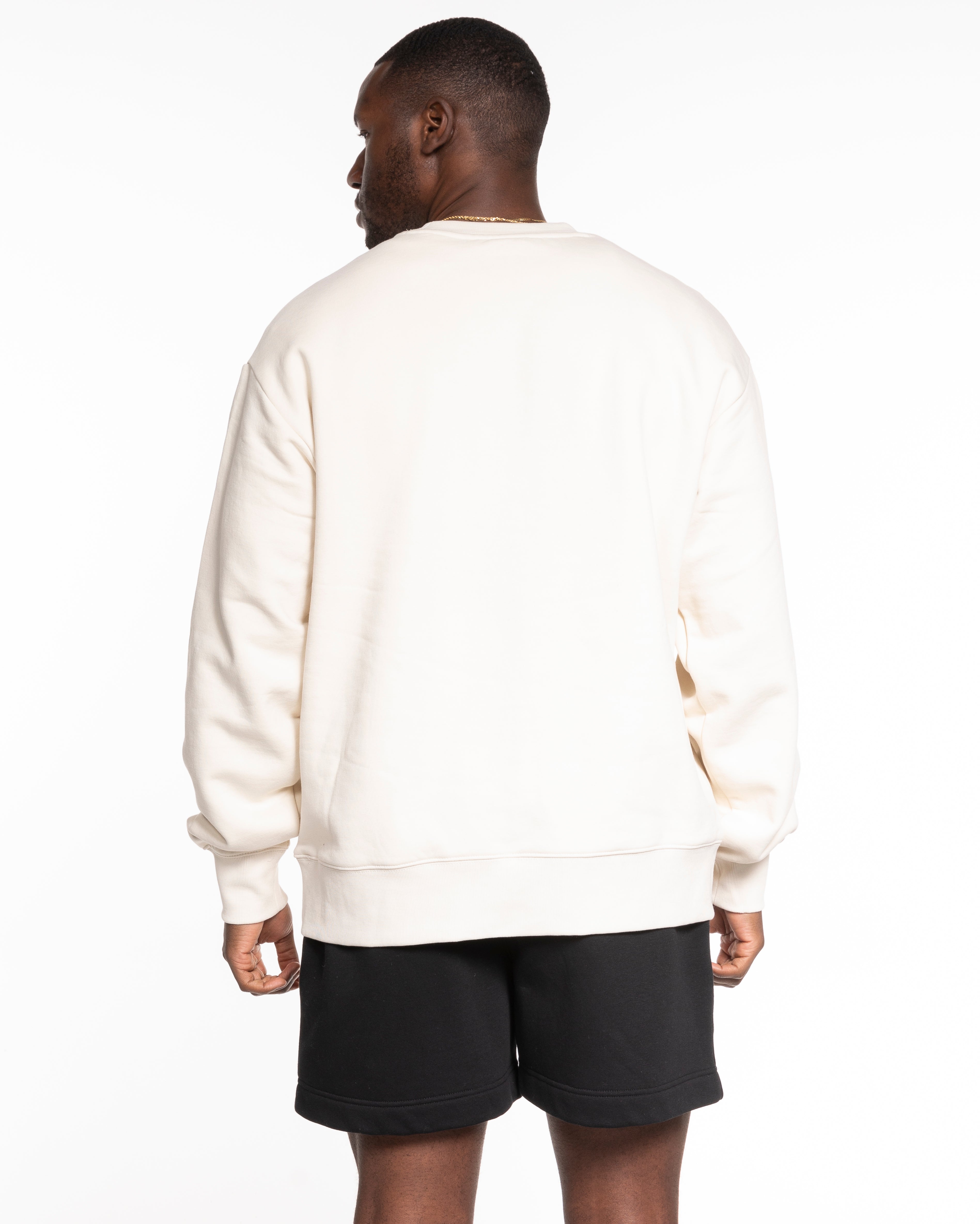 The Mens Heavyweight Crewneck - Off White