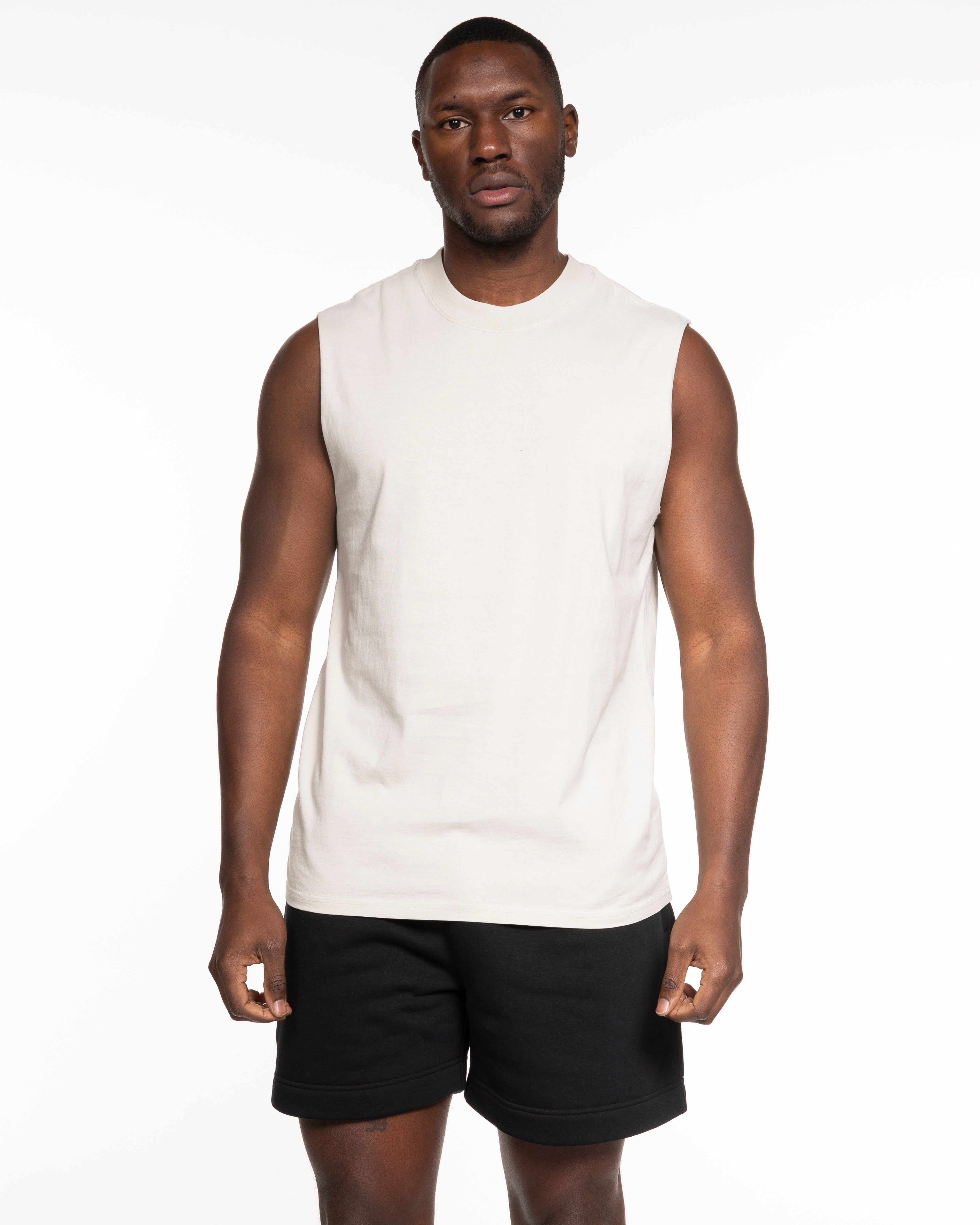 The Mens Heavyweight Tank - Washed Bone