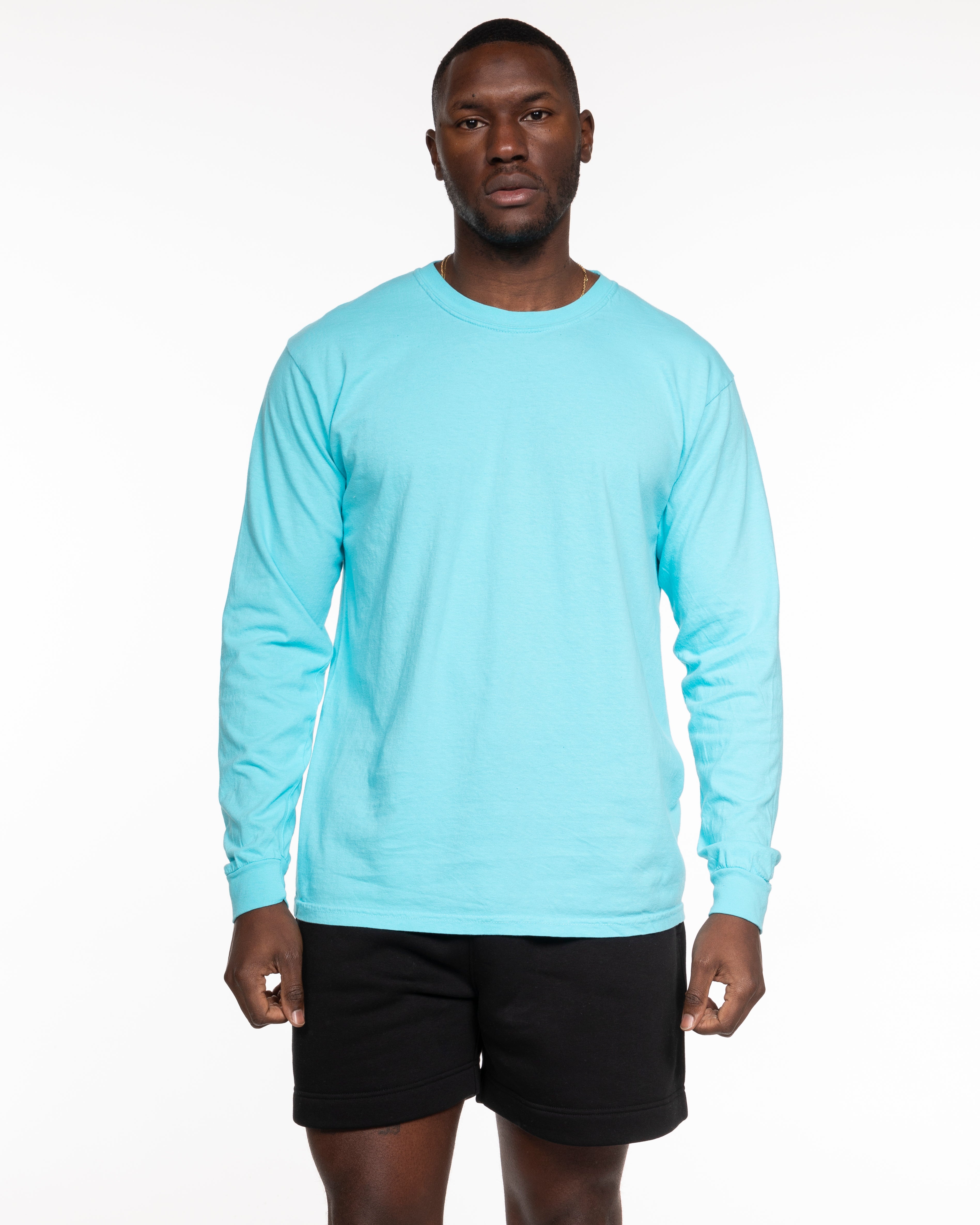 The Unisex Midweight Long Sleeve - Lagoon