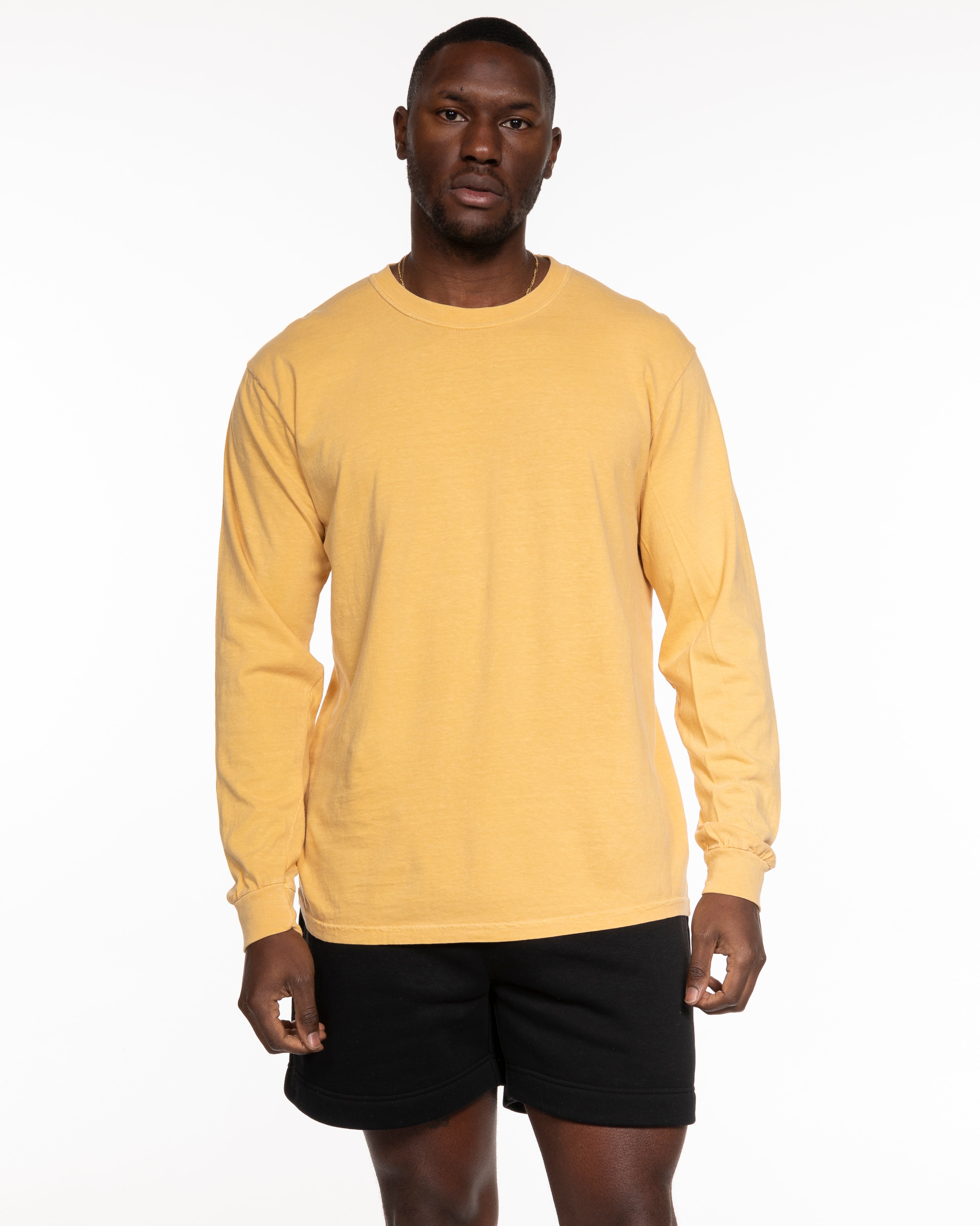 The Unisex Midweight Long Sleeve - Mustard