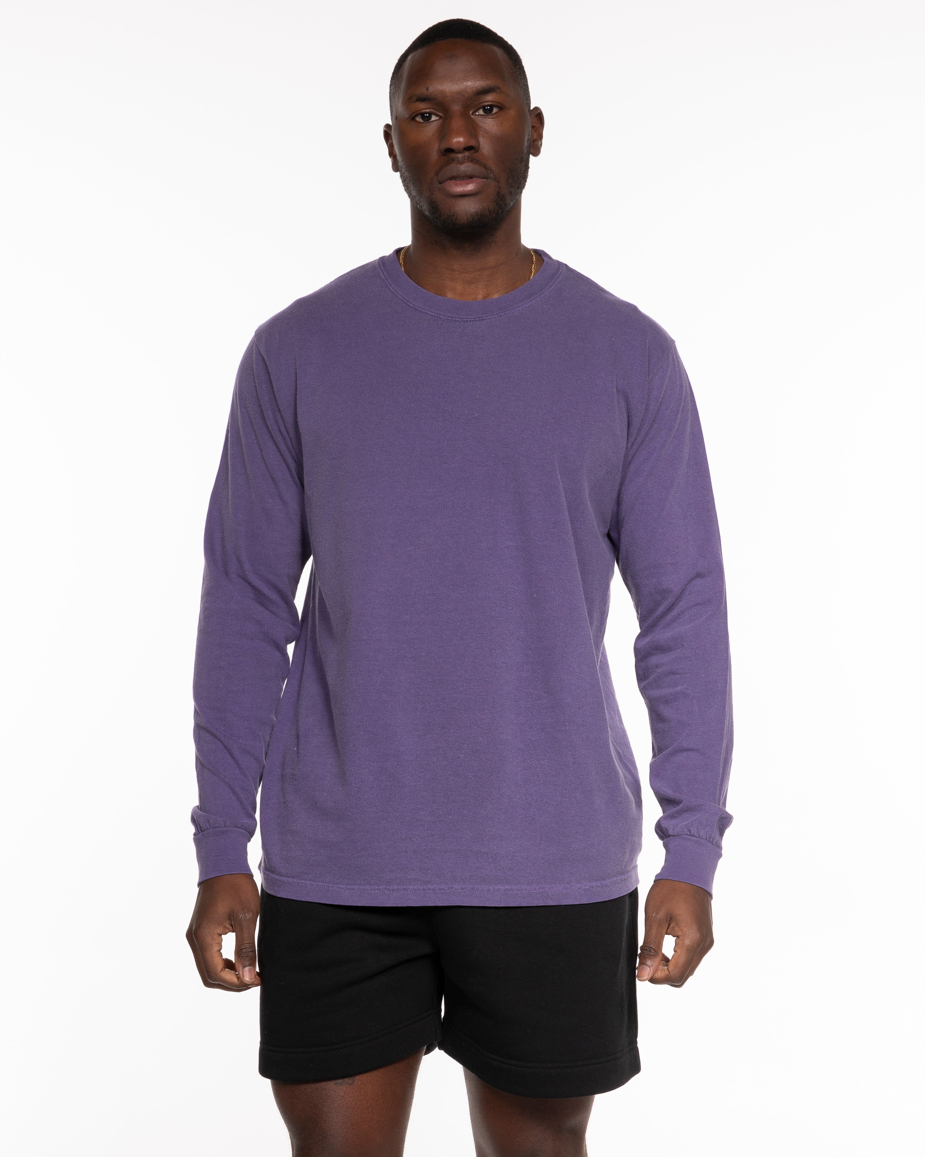 The Unisex Midweight Long Sleeve - Grape