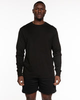 The Supima Long Sleeve - Black