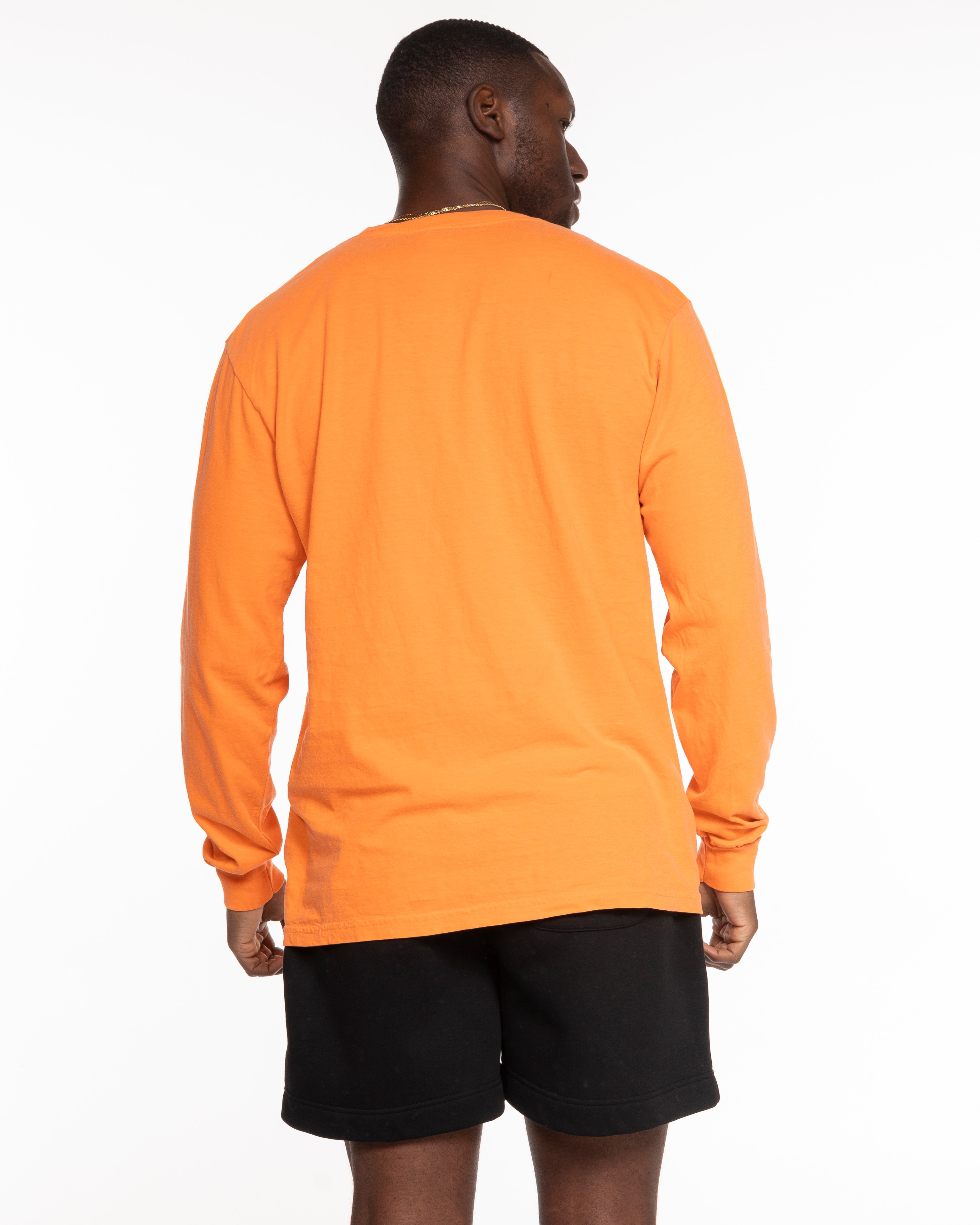 The Unisex Midweight Long Sleeve - Orange