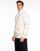 The Mens 1/4 Zip - Off White