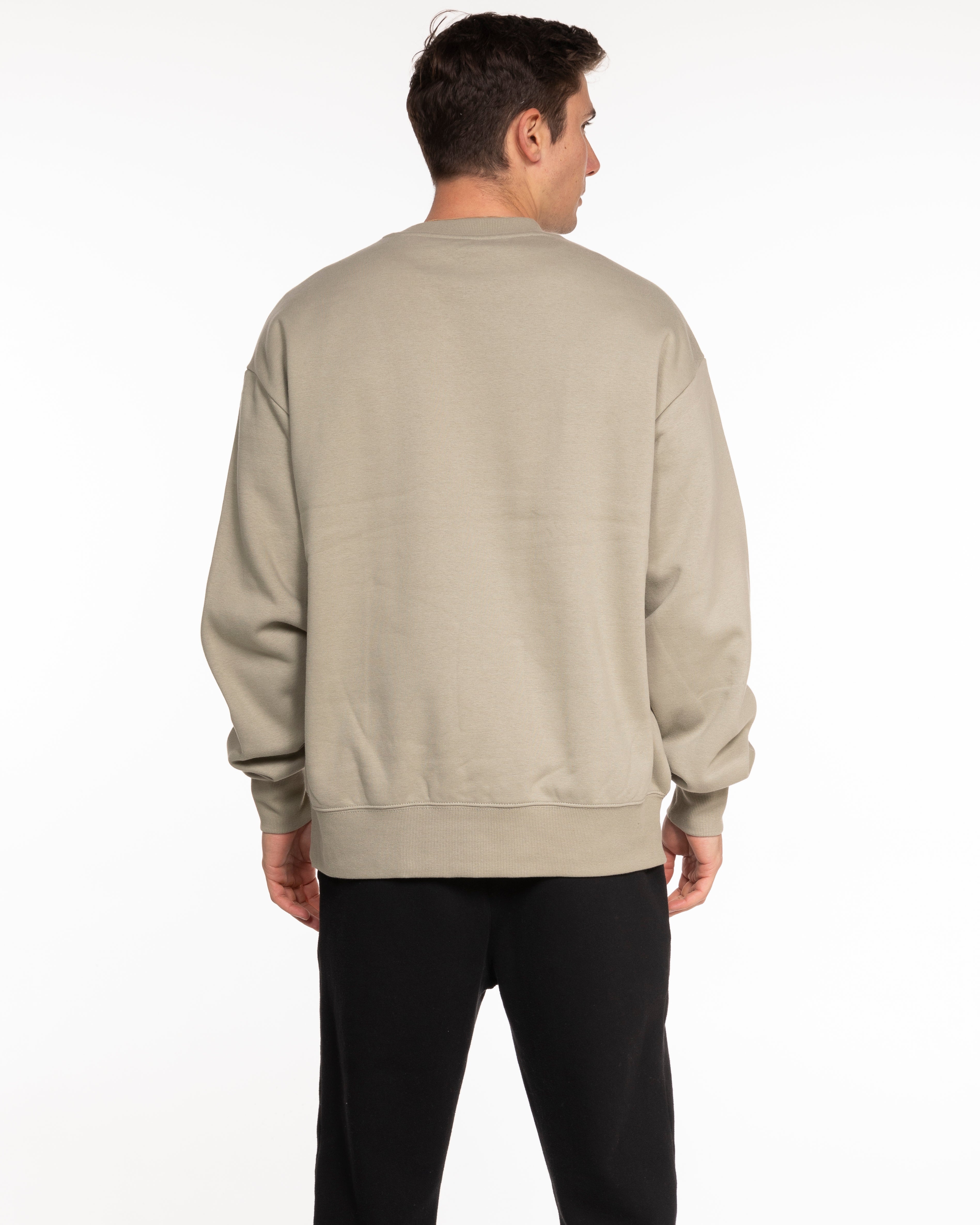 The Mens Heavyweight Crewneck - Eucalyptus