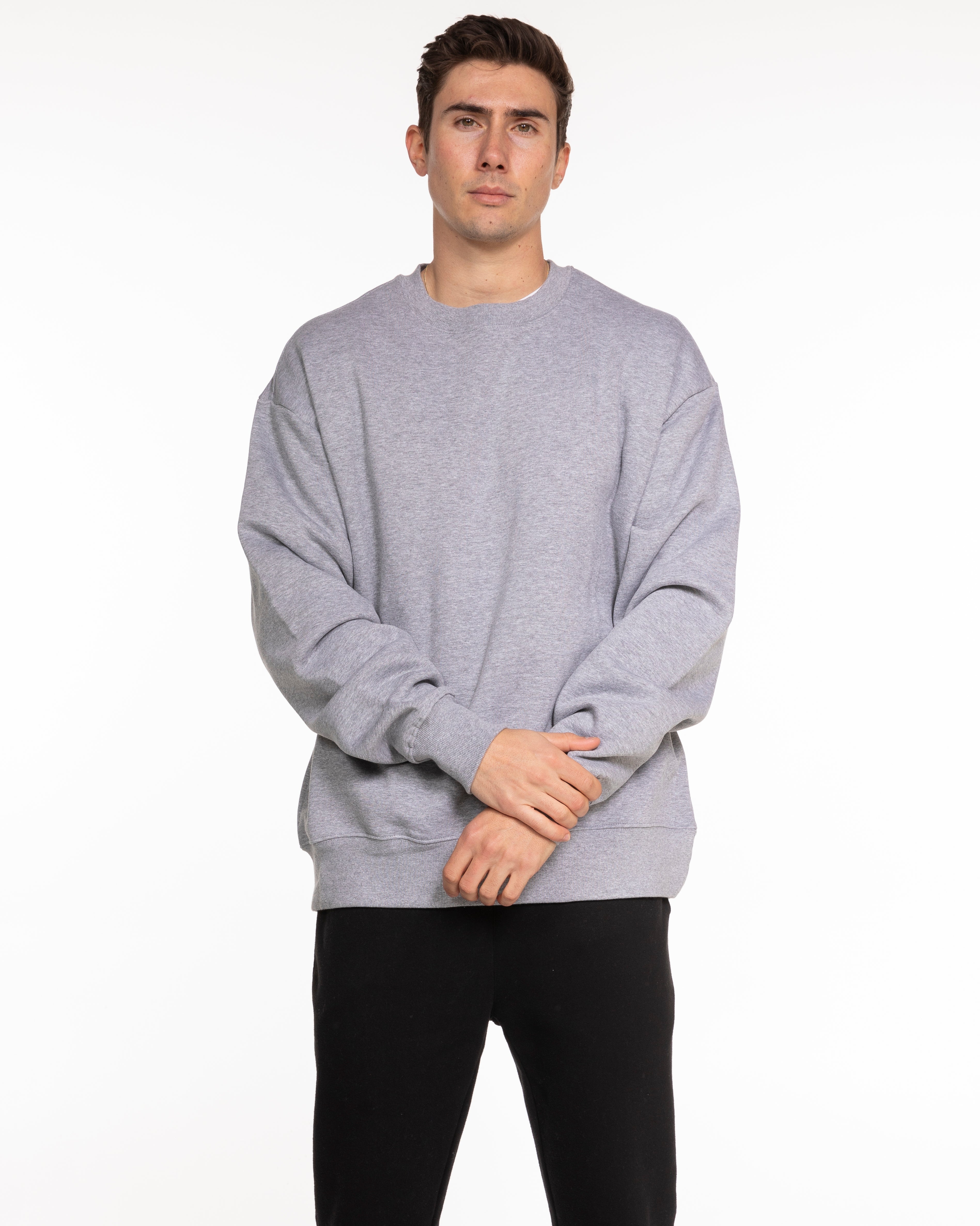 The Mens Heavyweight Crewneck - Heather