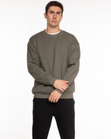 The Recycled Unisex Crewneck - Army