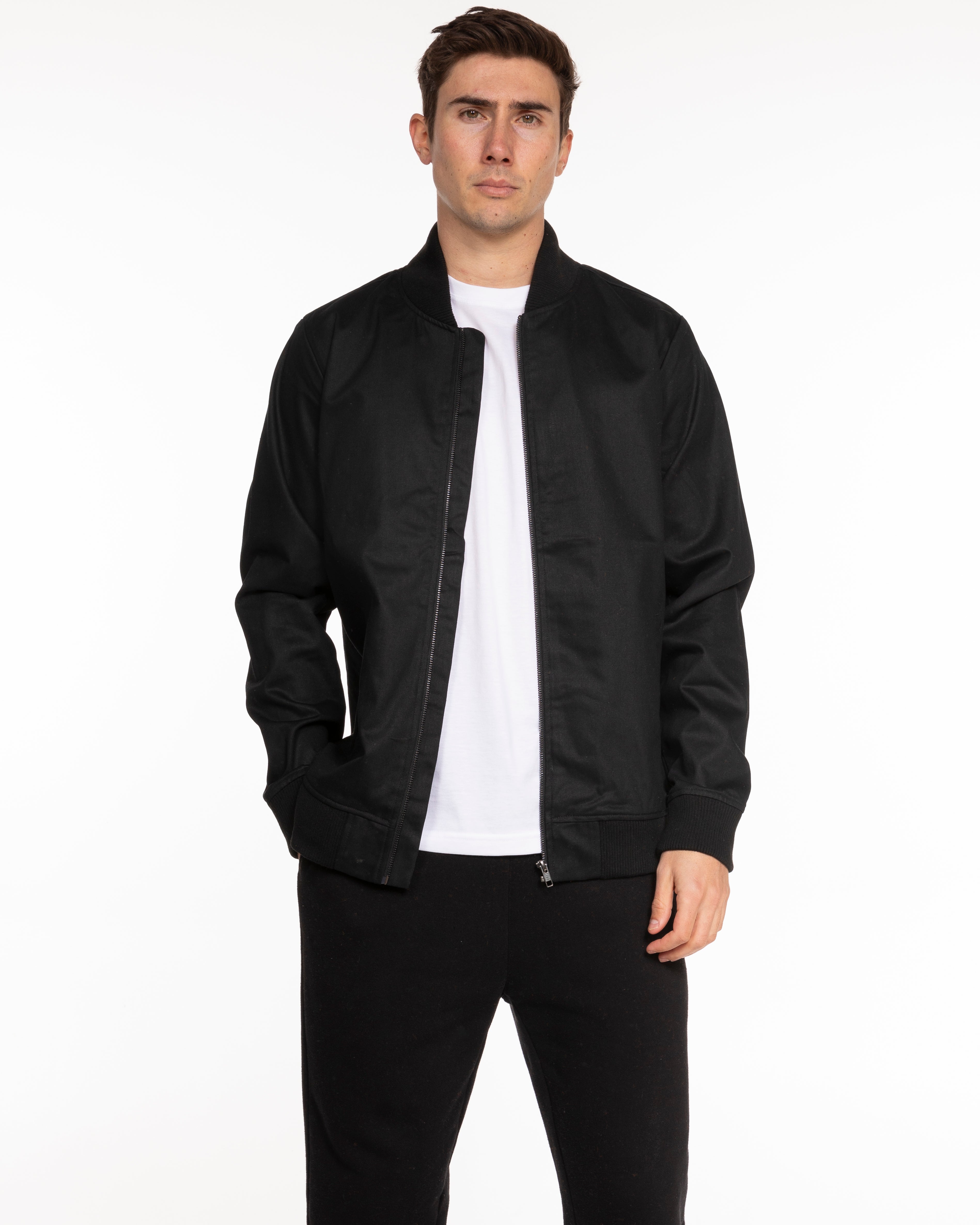 The Mens Bomber Jacket - Black