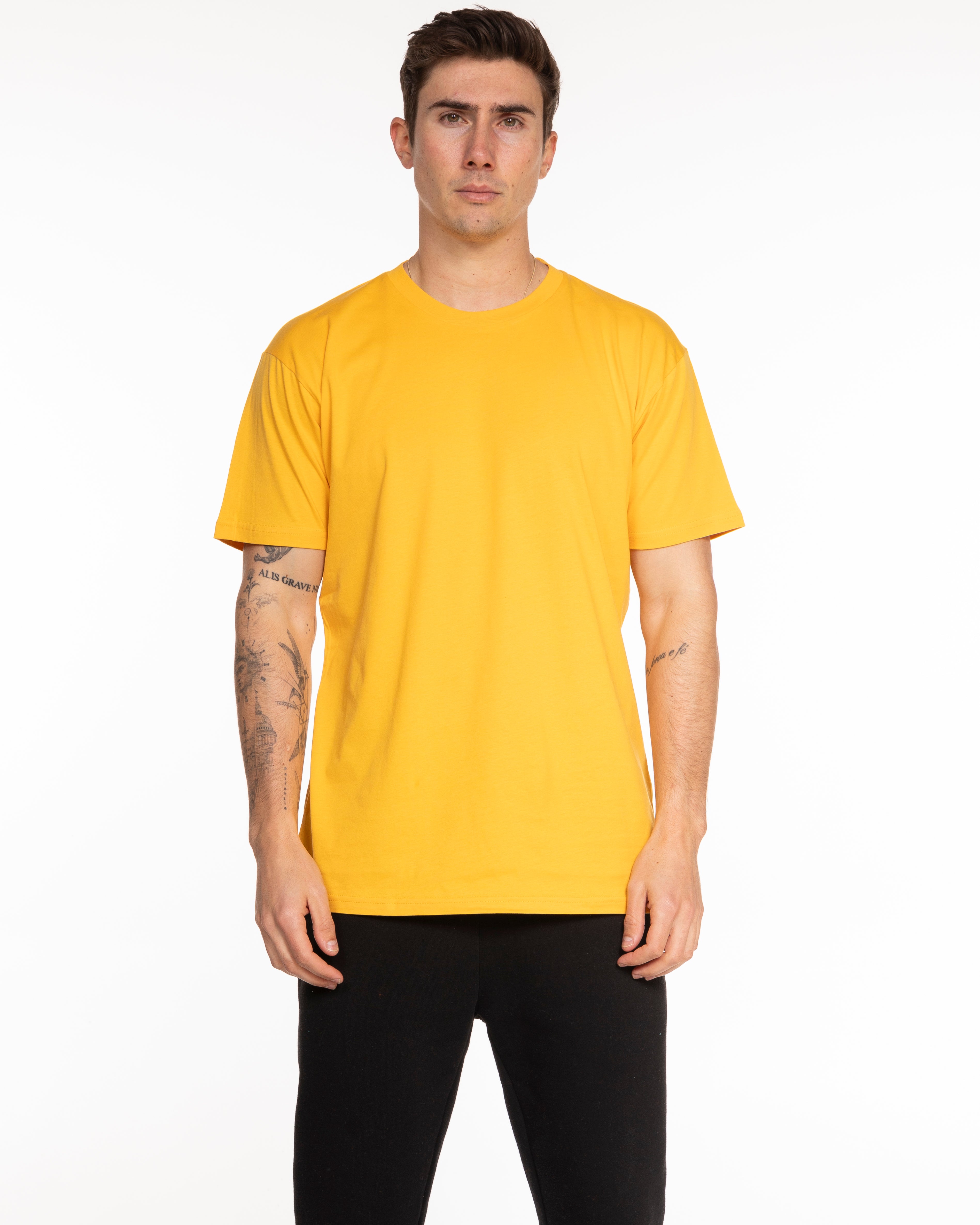 The Mens Tee - Yellow