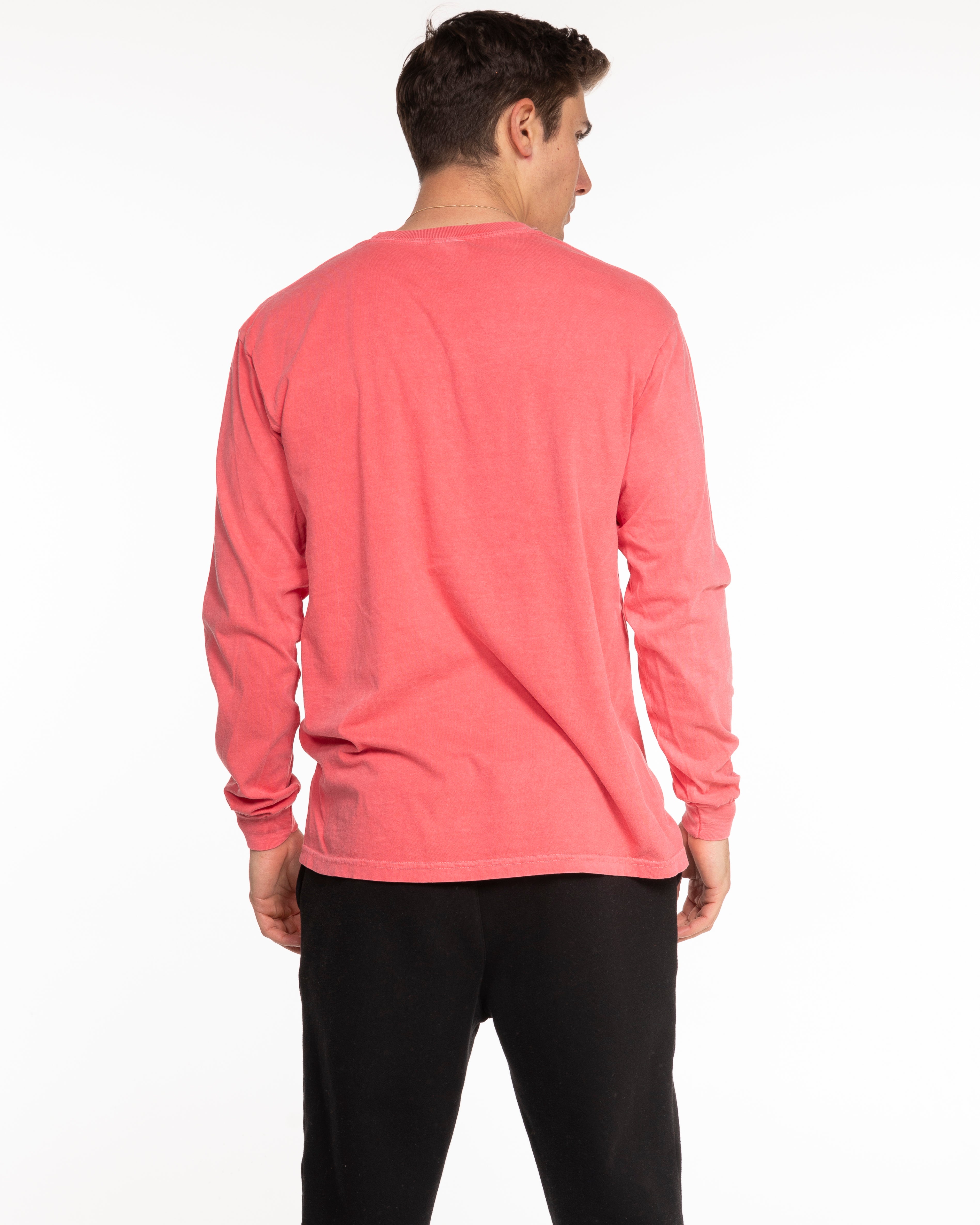 The Unisex Midweight Long Sleeve - Hot Pink