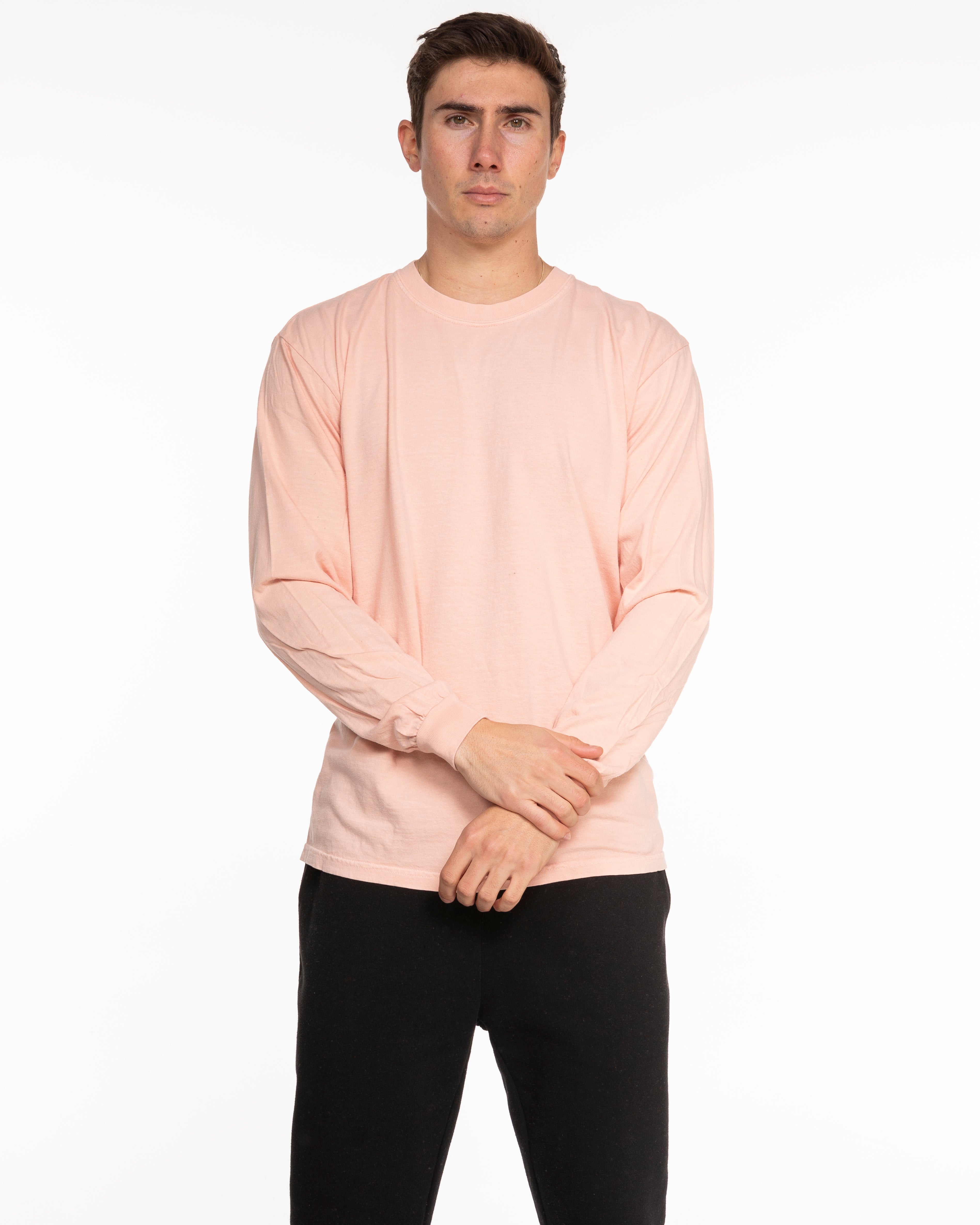 The Unisex Midweight Long Sleeve - Peach