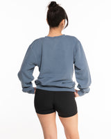 The Midweight Unisex Crewneck - Washed Slate