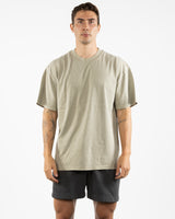 The Mens Heavyweight Tee - Washed Eucalyptus