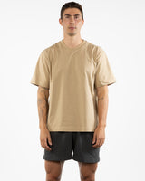 The Mens Boxy Tee - Khaki