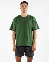 The Mens Boxy Tee - Forest