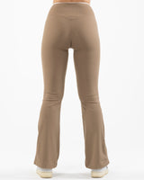 The Crossover Flare Legging - Brown