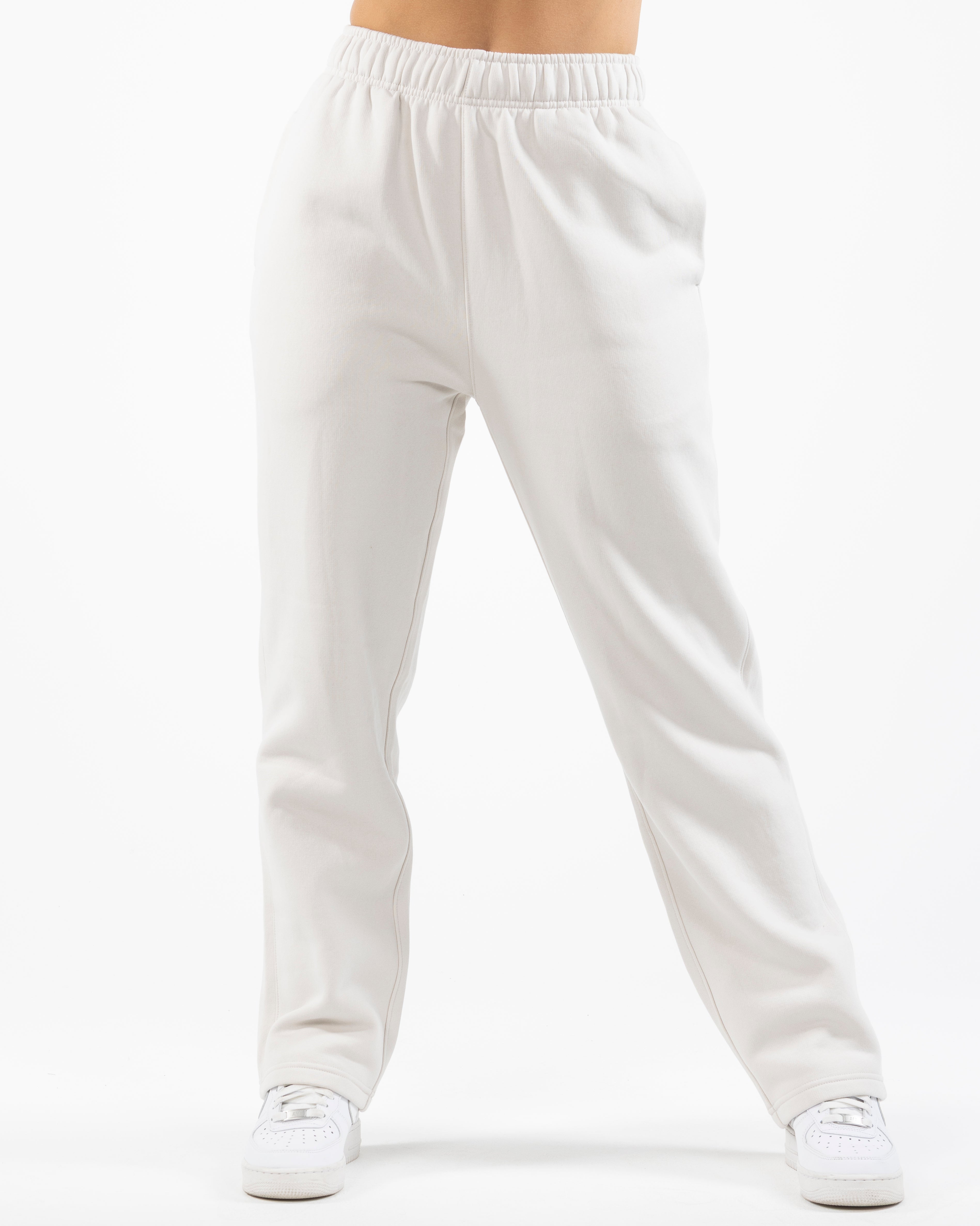 The Straight Leg Sweatpant - Bone