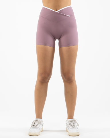 The Piped Crossover Short - Light Purple
