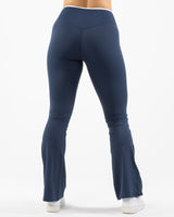 The Crossover Flare Legging - Navy