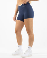 The Piped Crossover Short - Navy