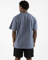 The Mens Heavyweight Tee - Washed Indigo