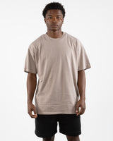 The Mens Heavyweight Tee - Washed Mushroom