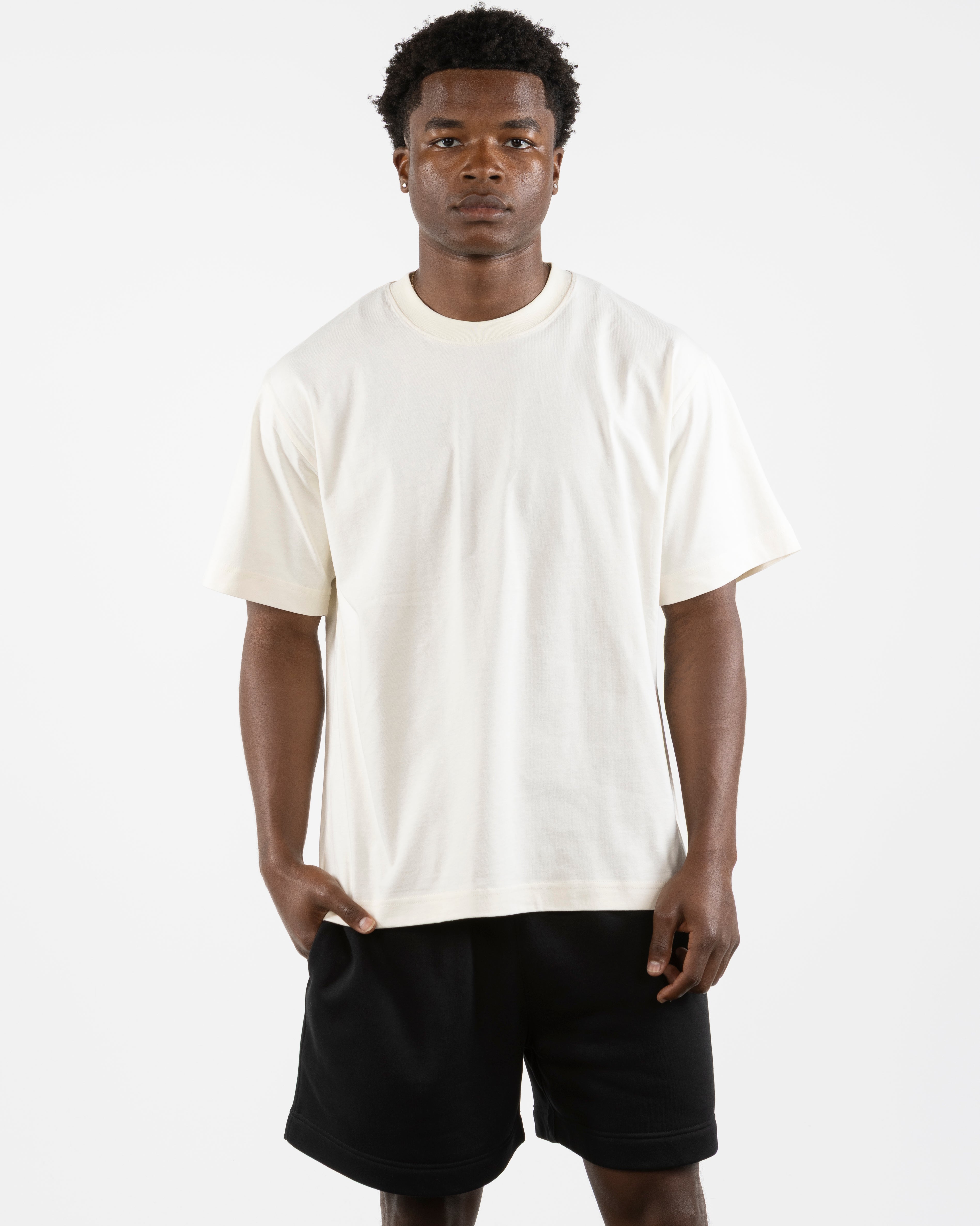 The Mens Boxy Tee - Off White