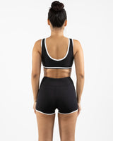 The Piped Bra - Black