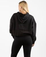 The Half Zip Hoodie - Black