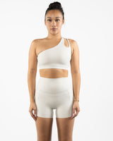 The One Shoulder Bra - Beige
