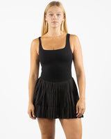 The Scoop Back Dress - Black