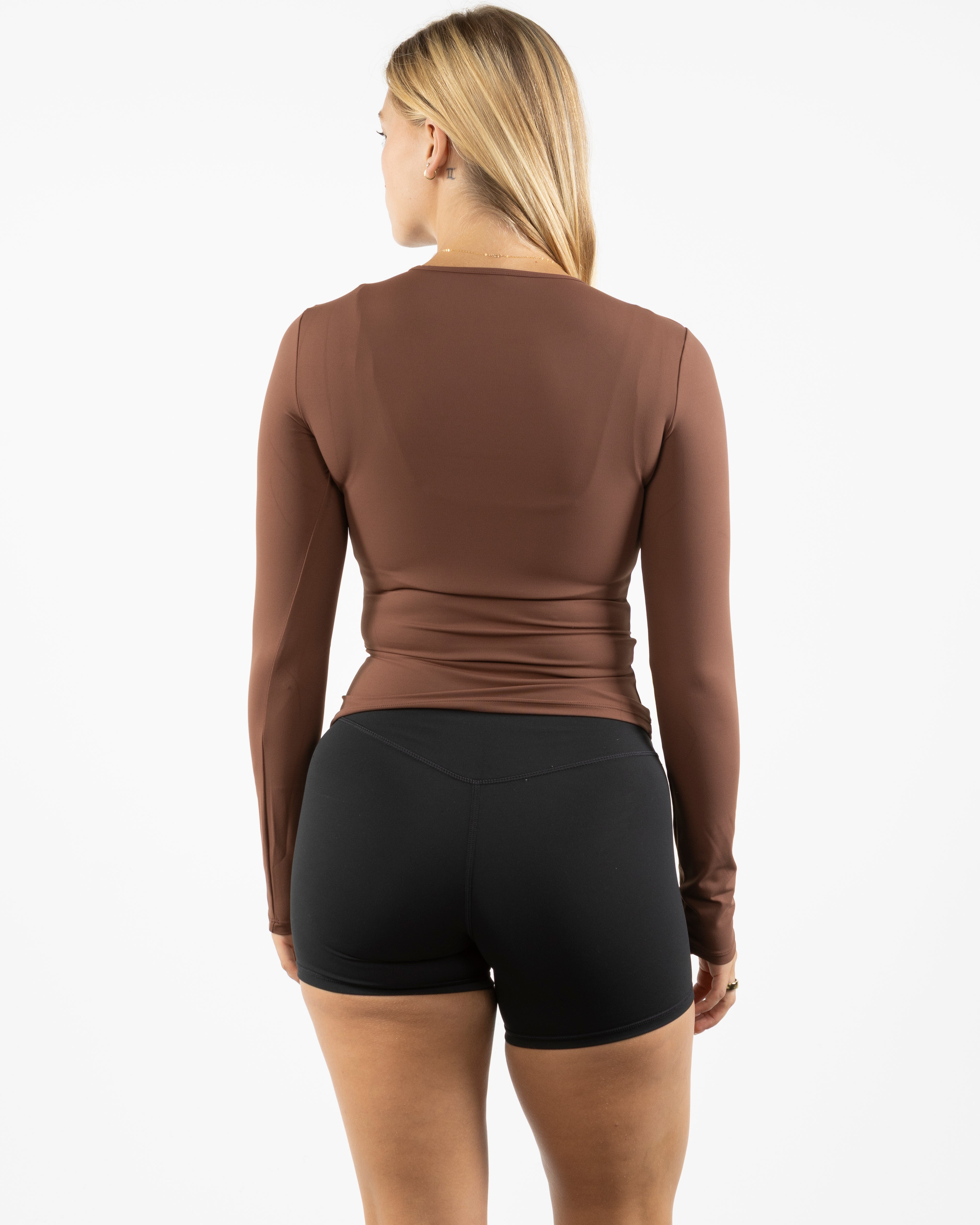 The Womens Sporty Long Sleeve - Brown
