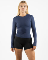 The Womens Sporty Long Sleeve - Navy