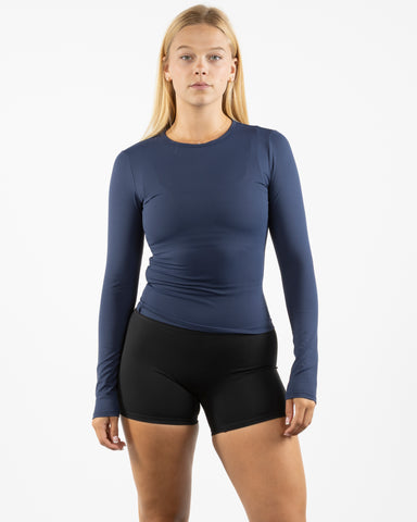 The Womens Sporty Long Sleeve - Navy