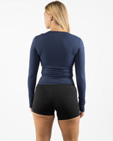 The Womens Sporty Long Sleeve - Navy